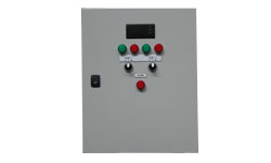 Dual pump level controller with LED display and transducer control
